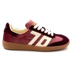Back 70 Cloud Suede & Vinröda Sammetssneakers %price%
