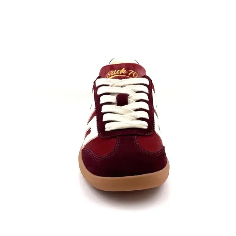 Baskets Back 70 Cloud Daim & Velours Bordeaux Ivoire Chaussures