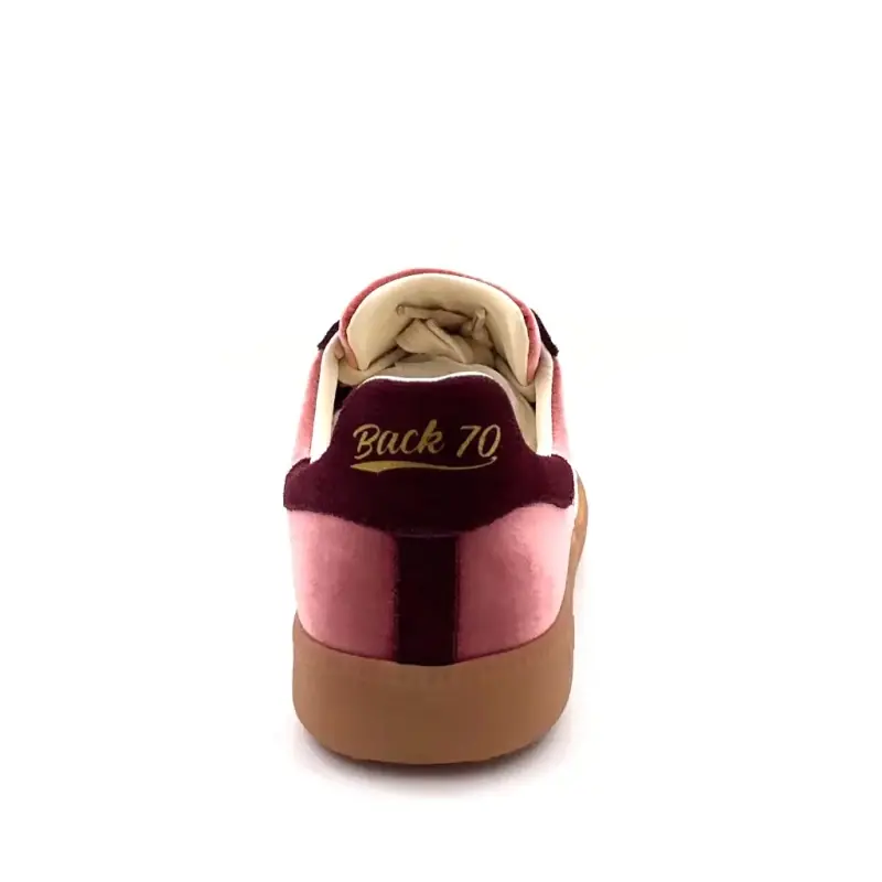Baskets Back 70 Cloud Daim & Velours Bordeaux Ivoire Chaussures