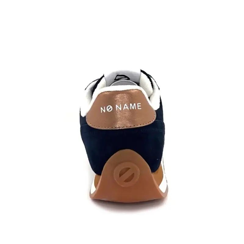 Baskets No Name City Run Jogger Daim Marine Cuir Bronze Ivoire Chaussures