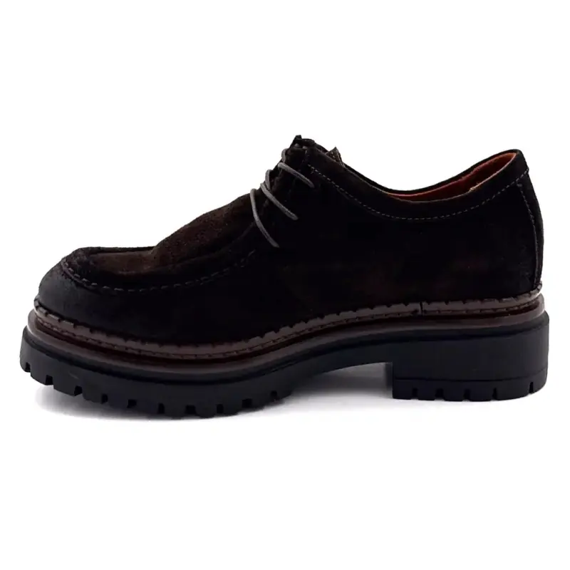 Mjus L97106 Bruna Mocka Derbies Ivoire Chaussures