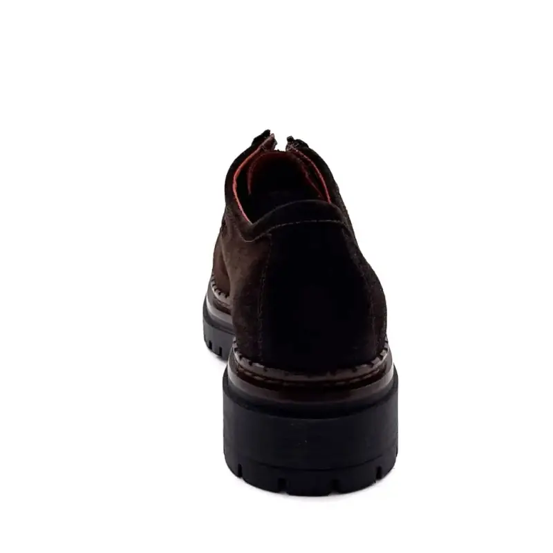 Mjus L97106 Sapatos Derby de Camurça Marrom Ivoire Chaussures