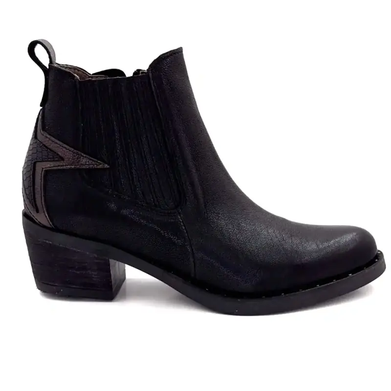 MKD Emily Westernstiefel aus schwarzem Leder 169,00&nbsp;€
