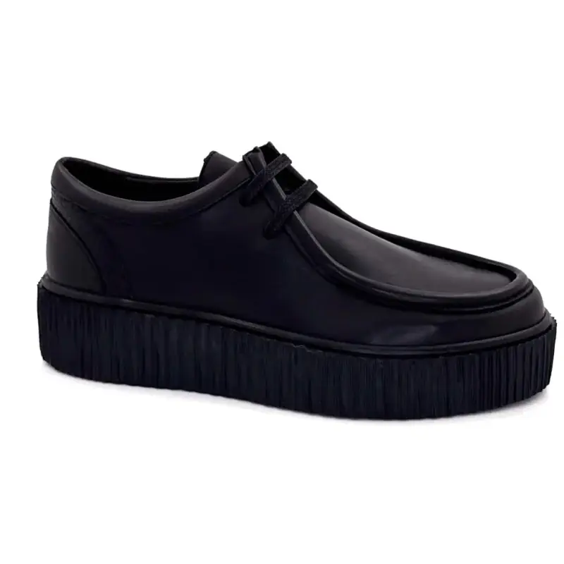 Zapatos Derby Ivoire Co 22329 A de cuero negro Ivoire Chaussures