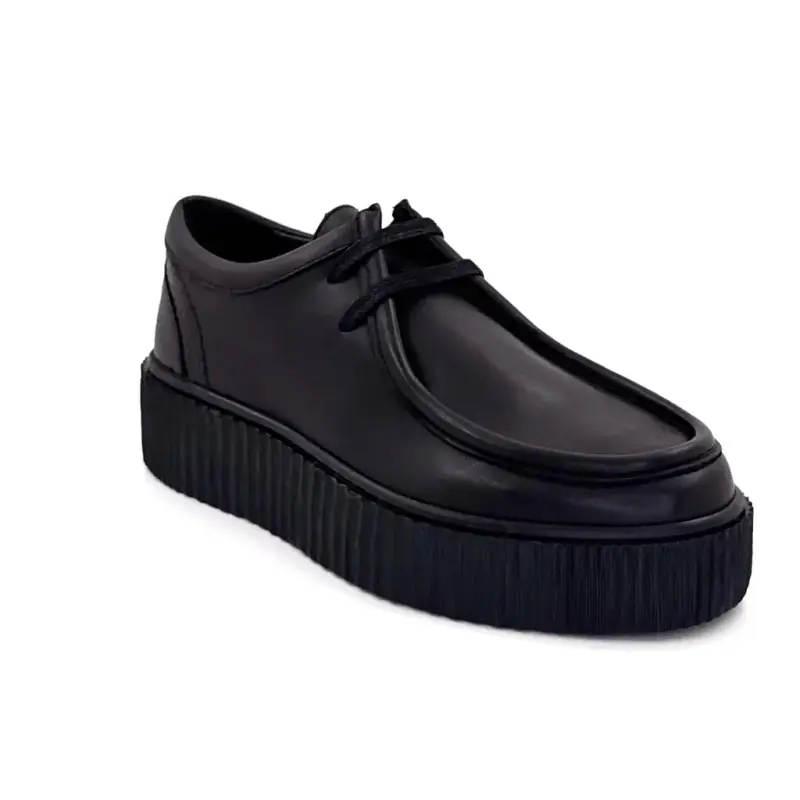 Ivoire Derbies Co 22329 A Sort Læder Ivoire Chaussures