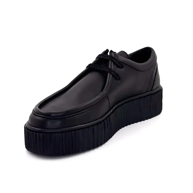 Zapatos Derby Ivoire Co 22329 A de cuero negro Ivoire Chaussures