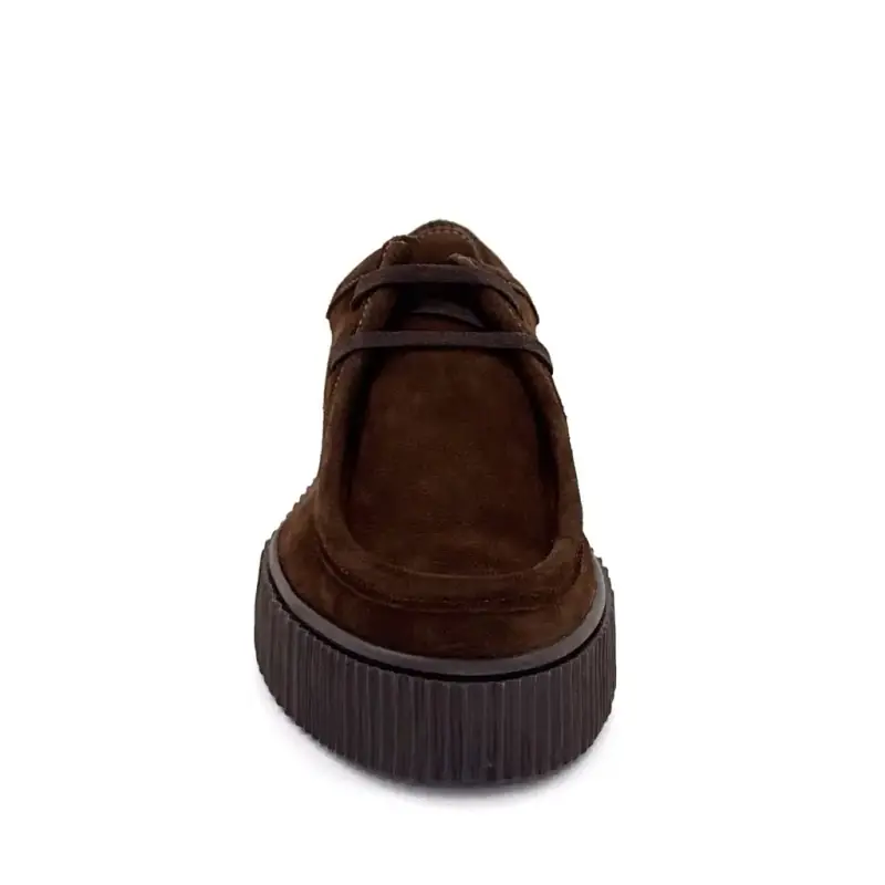 Ivoire Co 22329 Derbies i brunt ruskind Ivoire Chaussures