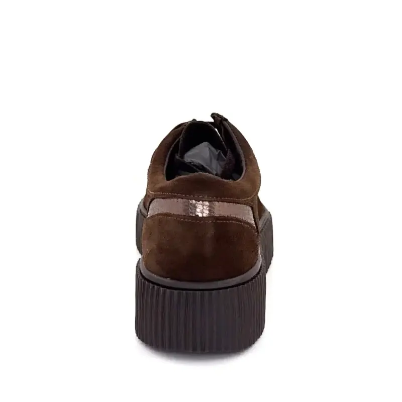 Ivoire Co 22329 Derbies In Brown Suede Ivoire Chaussures