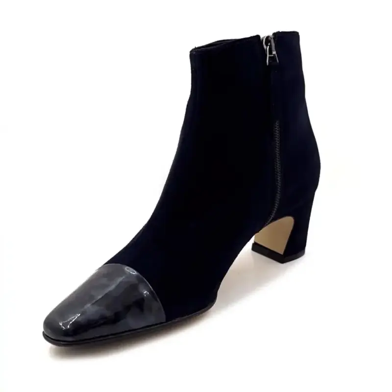 Bottines Ivoire 56539 Daim Marine Ivoire Chaussures