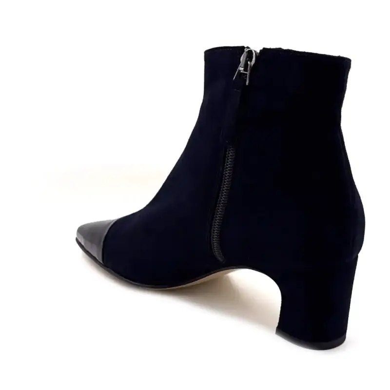 Ivoire Boots 56539 Navy Suede Ivoire Chaussures