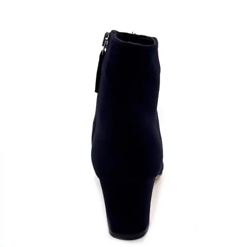Bottines Ivoire 56539 Daim Marine Ivoire Chaussures