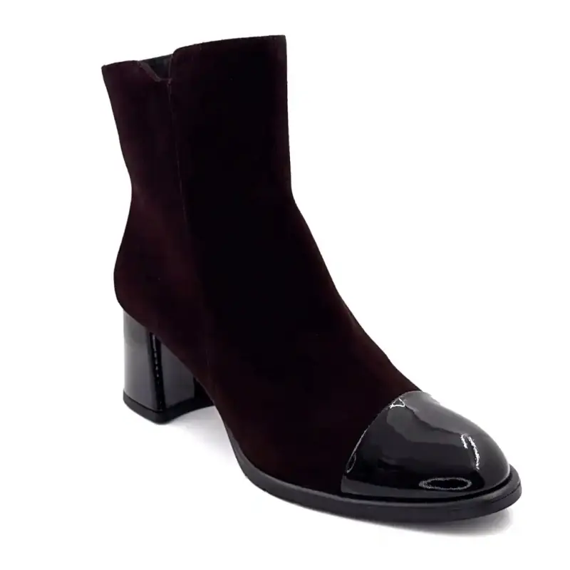 Bottines Ivoire Ch1151 Daim Marron Ivoire Chaussures