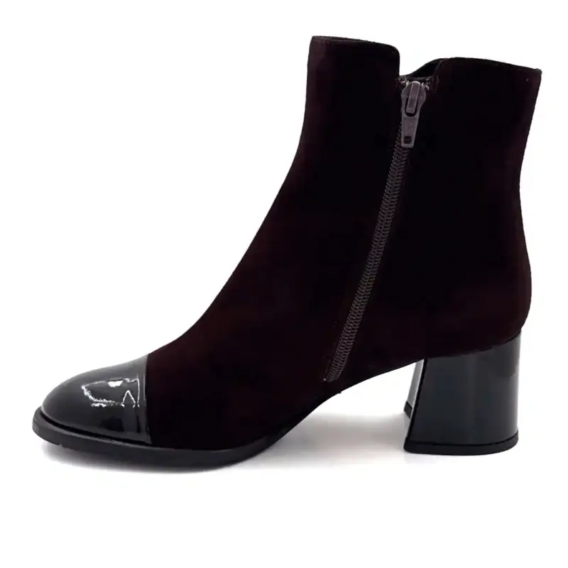 Bottines Ivoire Ch1151 Daim Marron Ivoire Chaussures