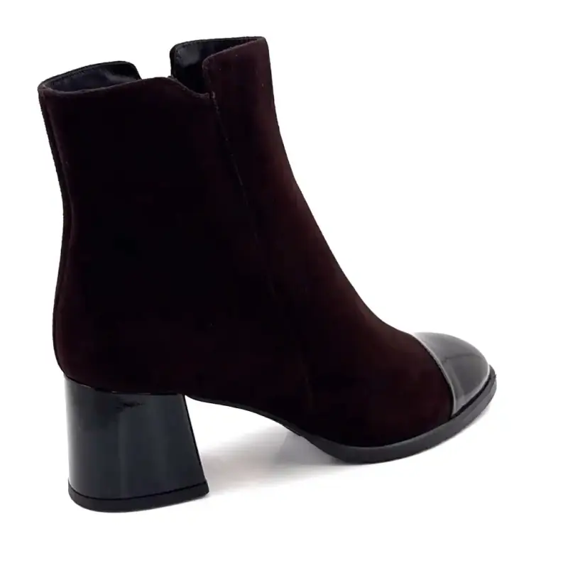 Ivoire boots Ch1151 Brown suede Ivoire Chaussures