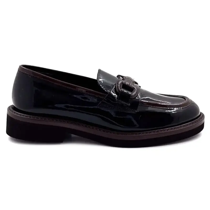 Ivoire Loafers L592M 43595 Svart & Brunt Lackskinn 249,00&nbsp;€
