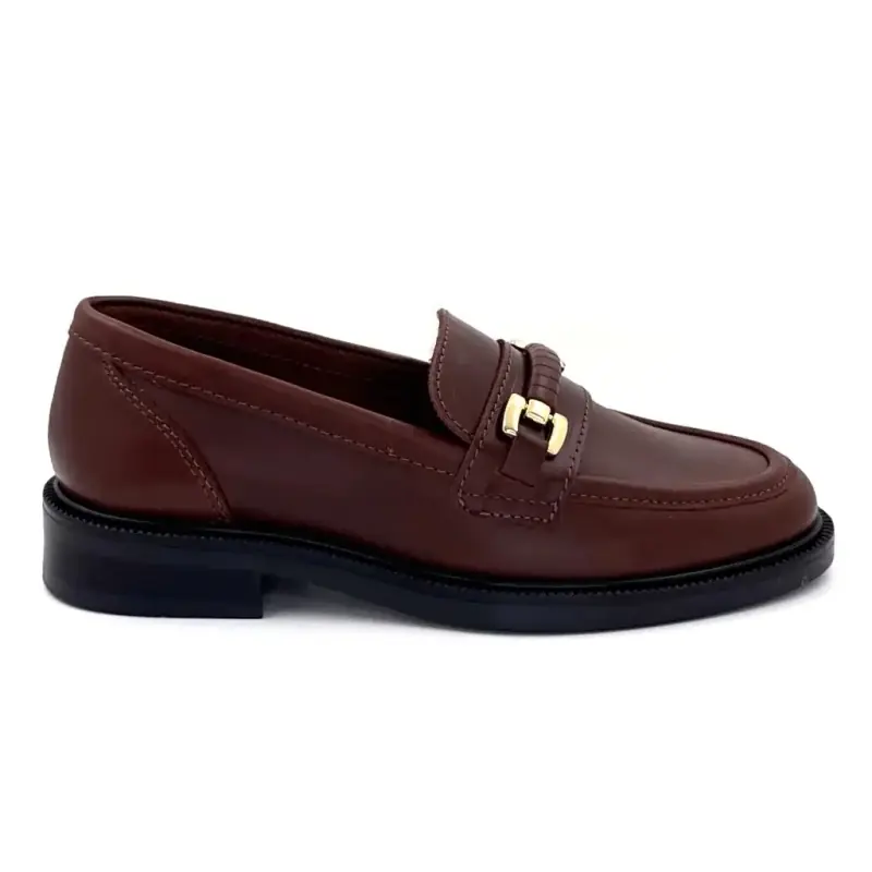 Ivoire mocassin 4896 Chocoladekleurig leer €&nbsp;149,00