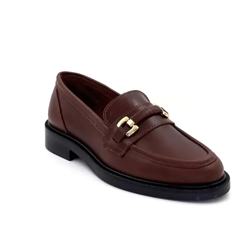 Mokasyn Ivoire 4896, skóra czekoladowa Ivoire Chaussures