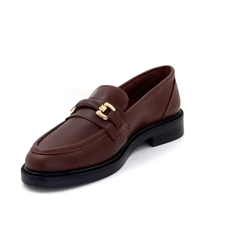 Ivoire 4896 Sjokoladefarget skinn Ivoire Chaussures