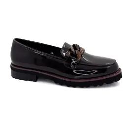 Mocassins de couro envernizado marrom Ivoire 15-27120-2 - %shop-name%