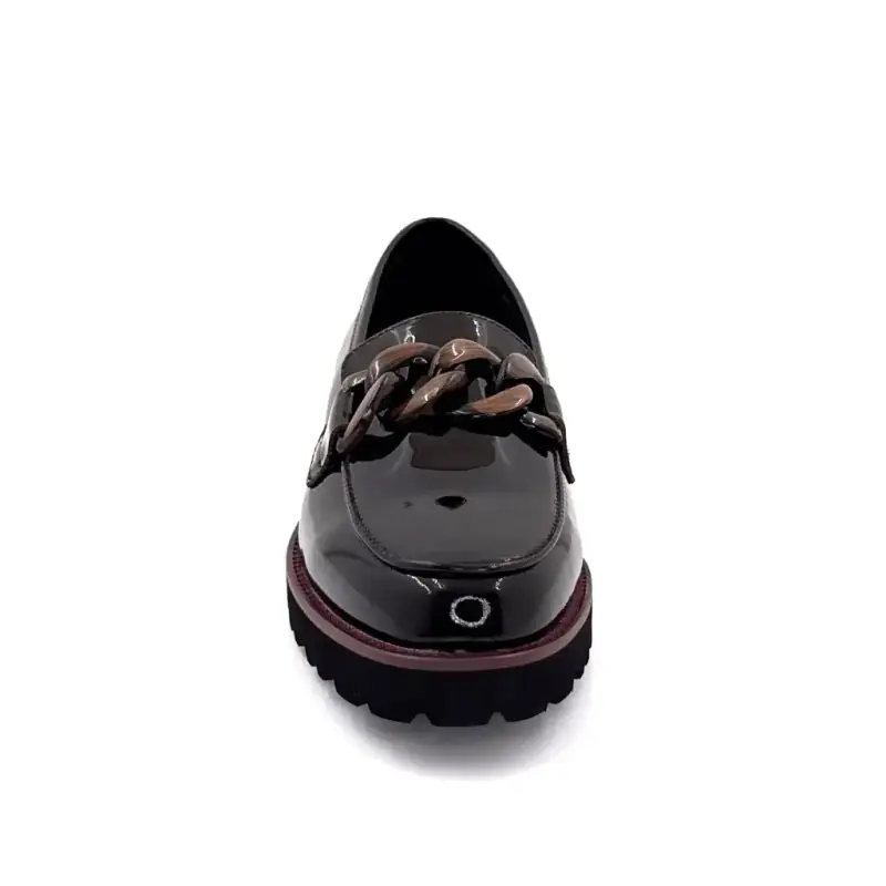 Mocassins Ivoire 15-27120-2 em couro envernizado marrom Ivoire Chaussures