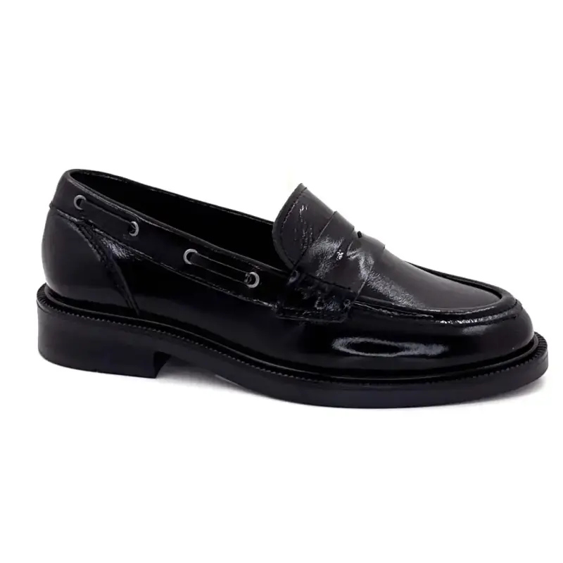 Mokasyny w kolorze Ivoire 4851, czarne, lakierowane Ivoire Chaussures