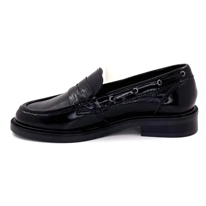 Mokasyny w kolorze Ivoire 4851, czarne, lakierowane Ivoire Chaussures