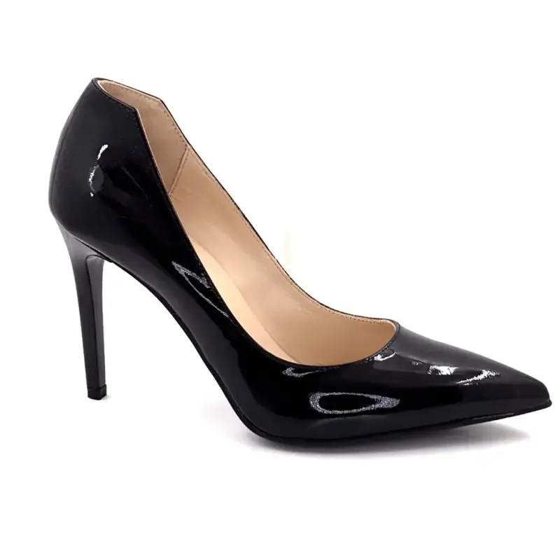 Nero Giardini Pumps 11041Sort Laklæder Ivoire Chaussures