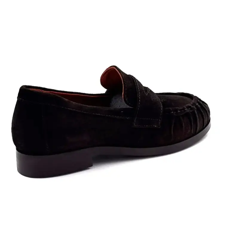 Mjus N32101 Mokasyny zamszowe w kolorze kawy i brązu Ivoire Chaussures
