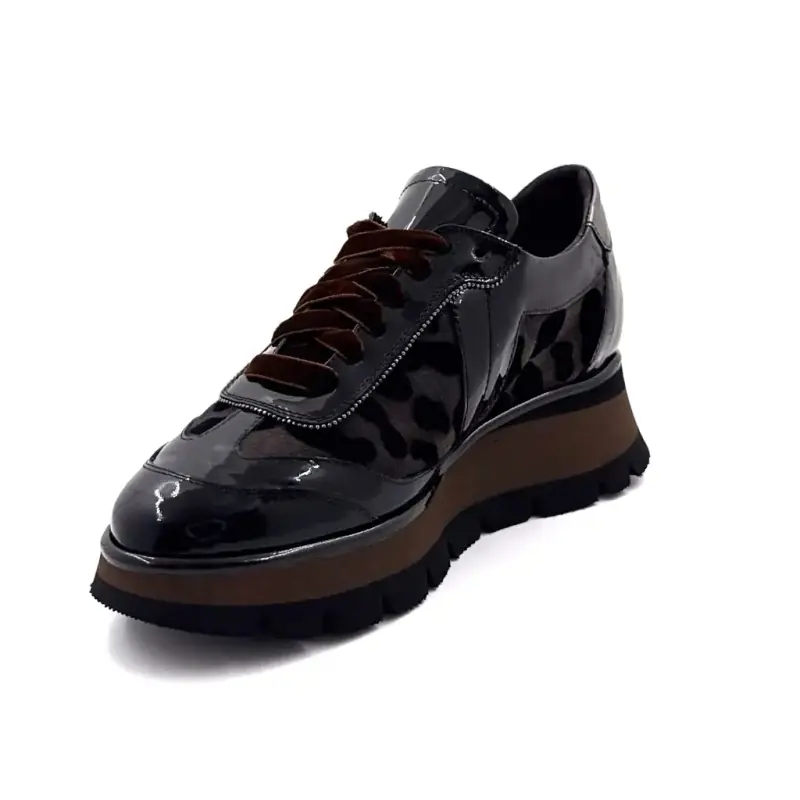 Ivoire sneakers m156m 43401 Sort laklæder Ivoire Chaussures