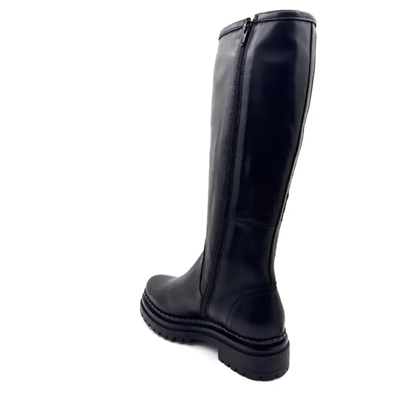Stivali Mjus L97317 in pelle nera Ivoire Chaussures
