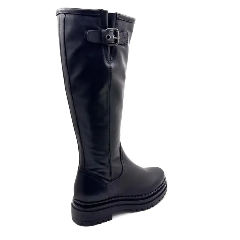 Stivali Mjus L97317 in pelle nera Ivoire Chaussures