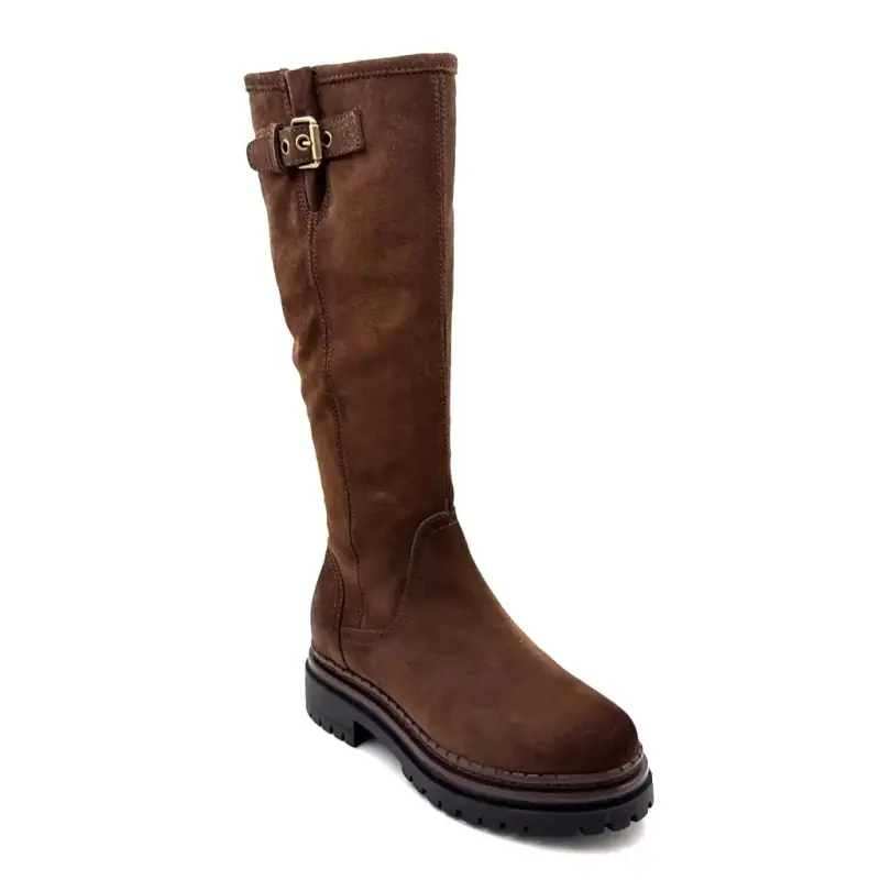 Stivali scamosciati marroni Mjus L97317 Ivoire Chaussures
