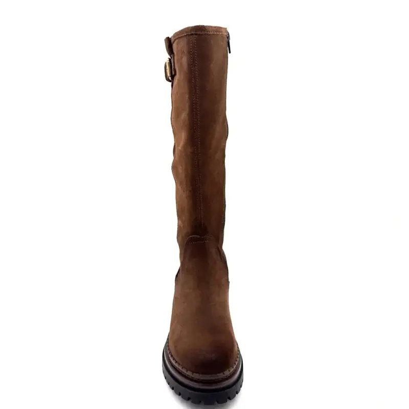 Stivali scamosciati marroni Mjus L97317 Ivoire Chaussures