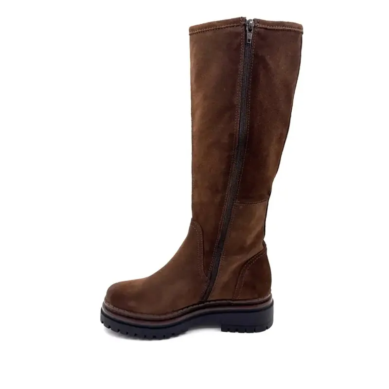 Mjus L97317 Brune Ruskindsstøvler Ivoire Chaussures