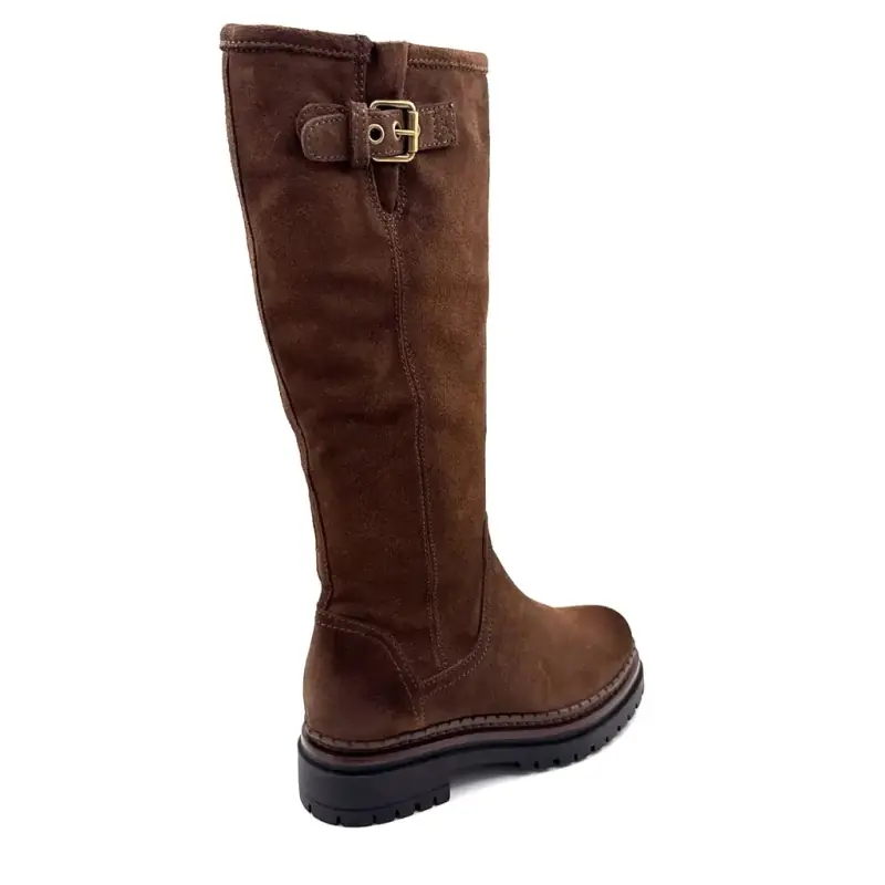 Mjus L97317 Brune Semskede Støvler Ivoire Chaussures