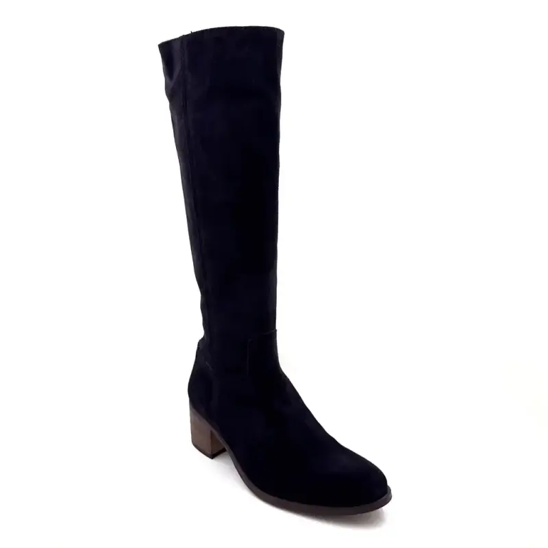 Botas Aliwell Sygma de camurça preta Ivoire Chaussures