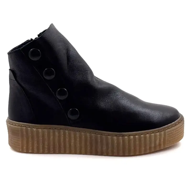 Stivaletti alla caviglia Ivoire , in pelle nera, neri 129,00&nbsp;€