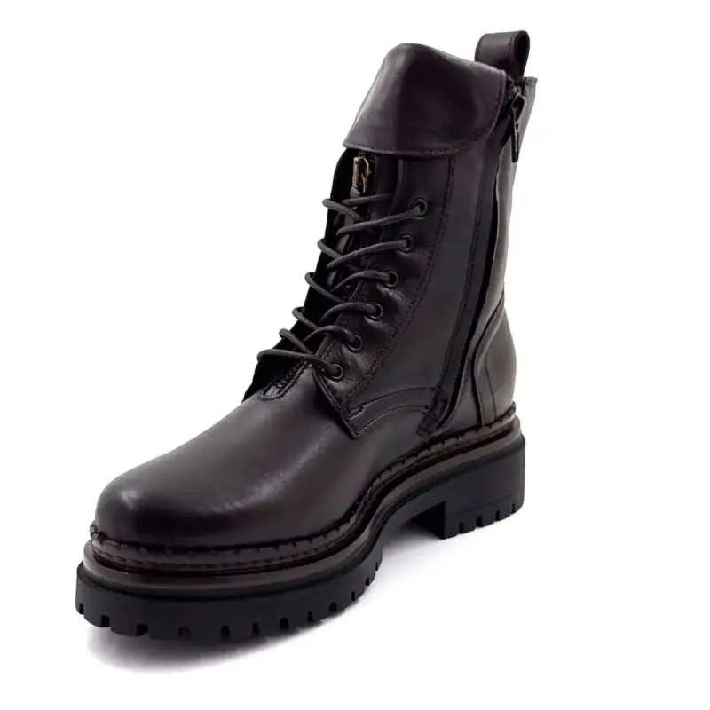 Mjus L97213 bokacsizma, barna bőr Ivoire Chaussures