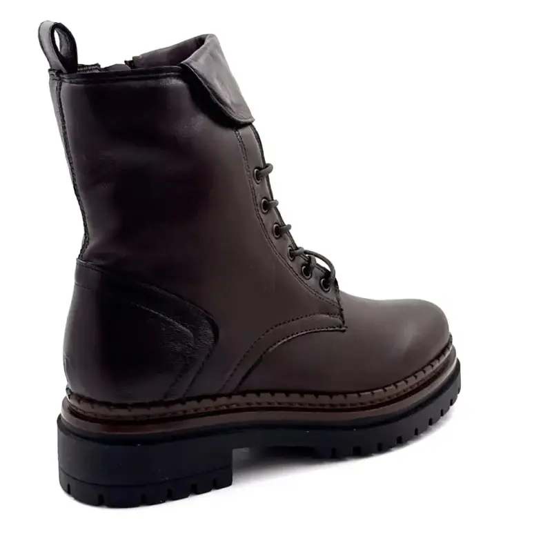 Mjus L97213 bokacsizma, barna bőr Ivoire Chaussures