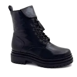 Mjus l97213 Sorte Læder Ankelstøvler %shop-name% %price%