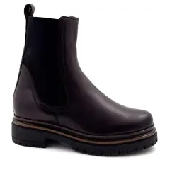 Botas de cano curto Mjus T60204 em couro bordô - %shop-name% %price%