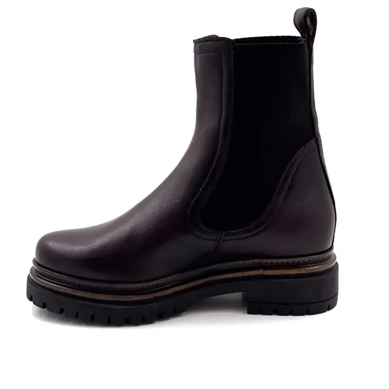 Mjus T60204 bokacsizma, bordó bőr Ivoire Chaussures