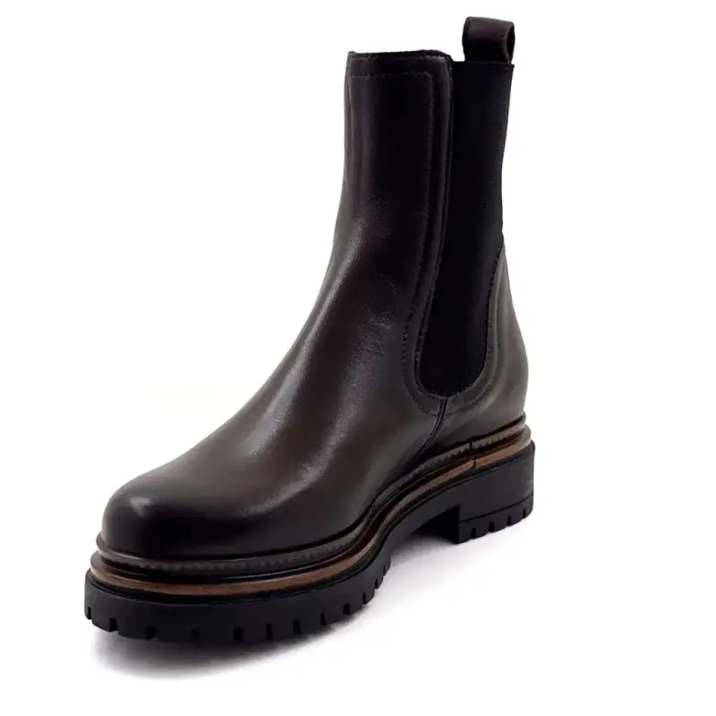 Botines de piel marrón Mjus T60204 Ivoire Chaussures