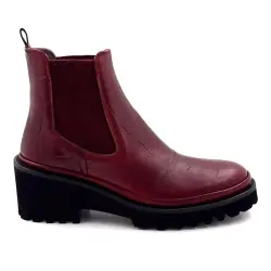 Bottines XSA 9176 F520 Cuir Coco Bordeaux %price%