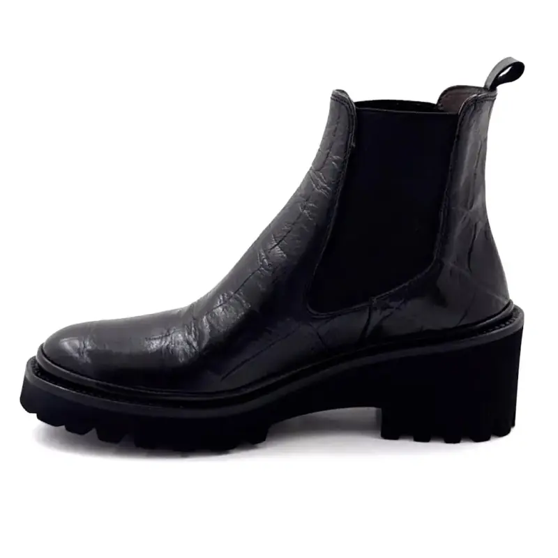 Ghete din piele de cocos negre XSA 9176 F520 Ivoire Chaussures