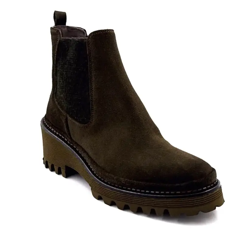 Ankelboots XSA 9176 Forma 520 Mocka Skogsgrön Ivoire Chaussures
