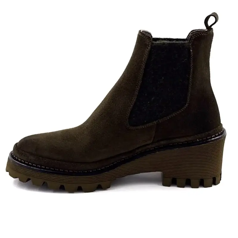 Botki XSA 9176 Forma 520 Suede Forest Ivoire Chaussures