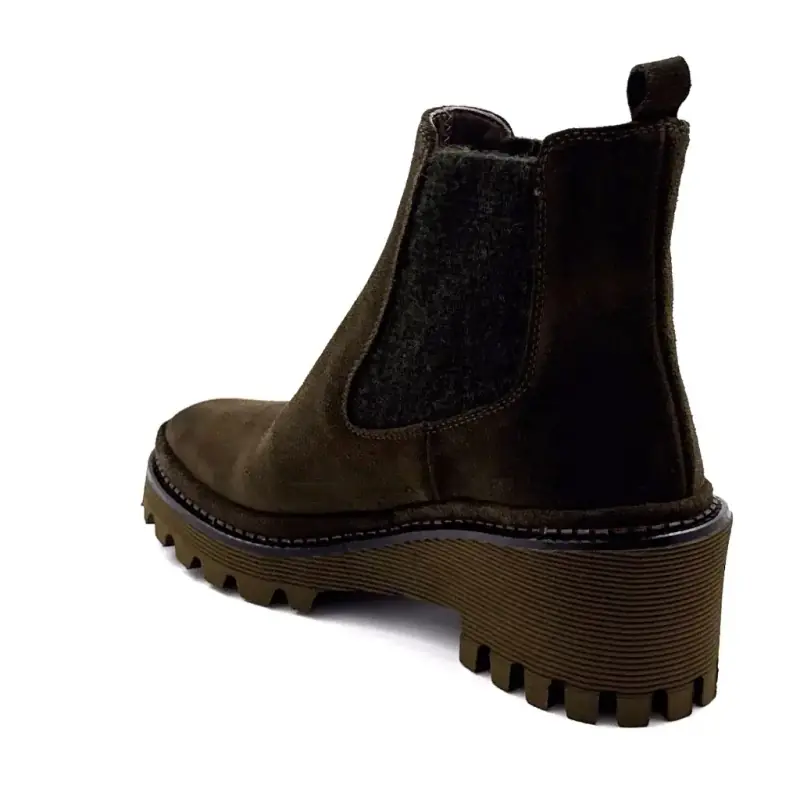 Botki XSA 9176 Forma 520 Suede Forest Ivoire Chaussures