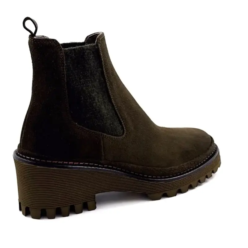 Botki XSA 9176 Forma 520 Suede Forest Ivoire Chaussures