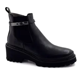 XSA 0529 Bottines Cuir Noir - %shop-name% %price%